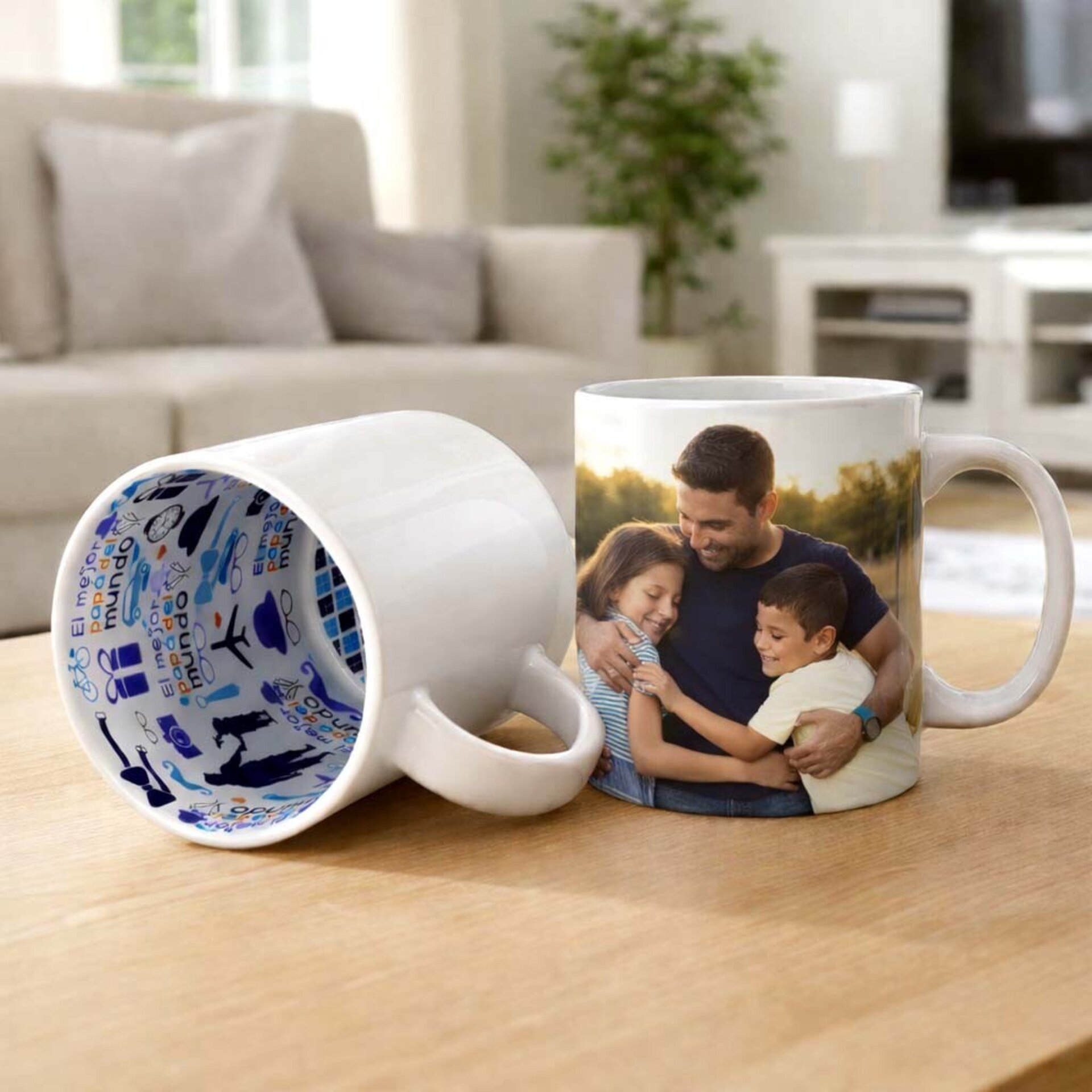 Taza con foto y mensaje en el interior - 1