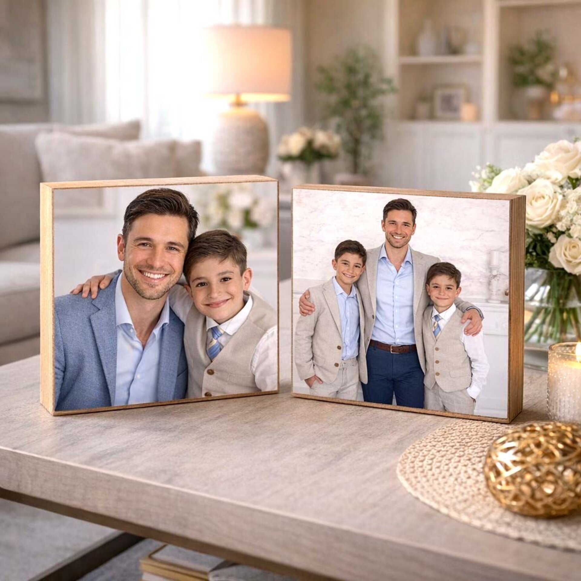 Taco de madera personalizado - 1