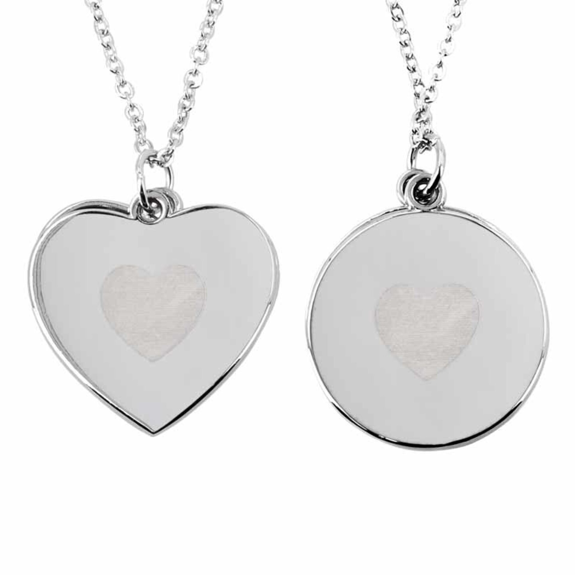 Collar de color plata con foto - 6