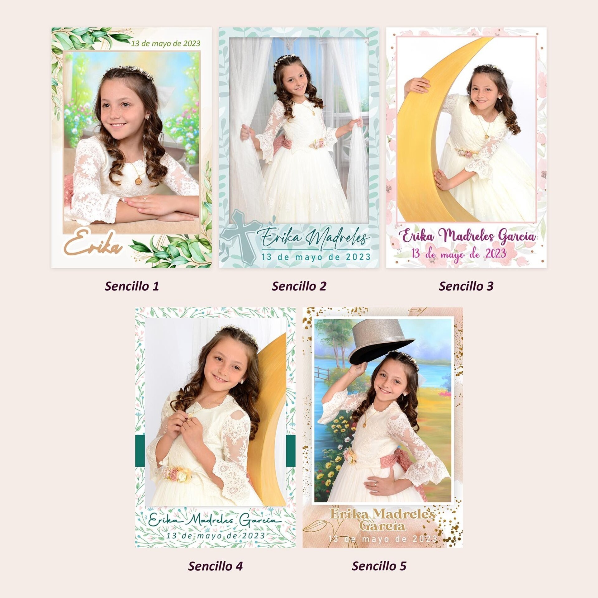 Recordatorias de comunión - 2