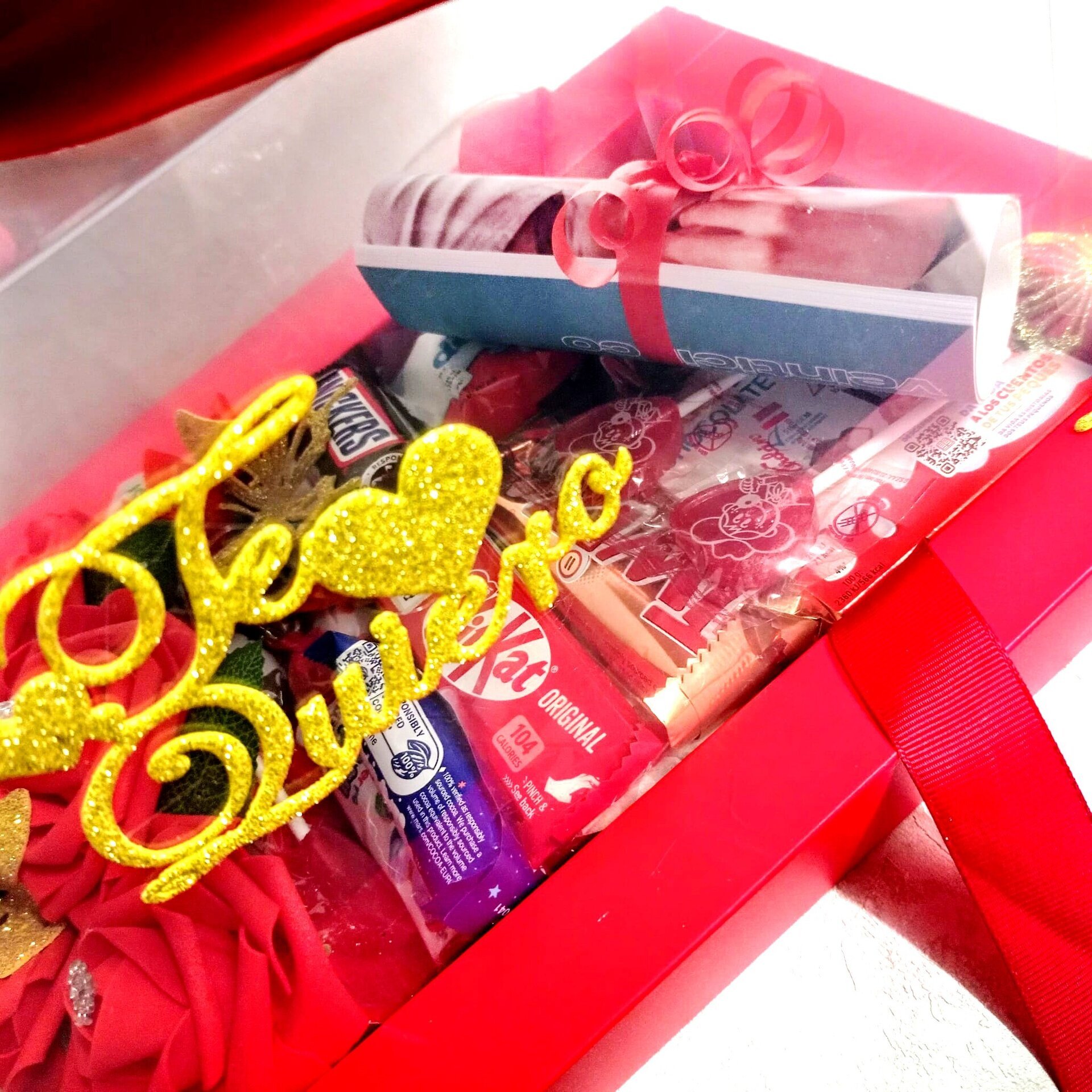 Caja Roja Elegante "Lazo" - 2