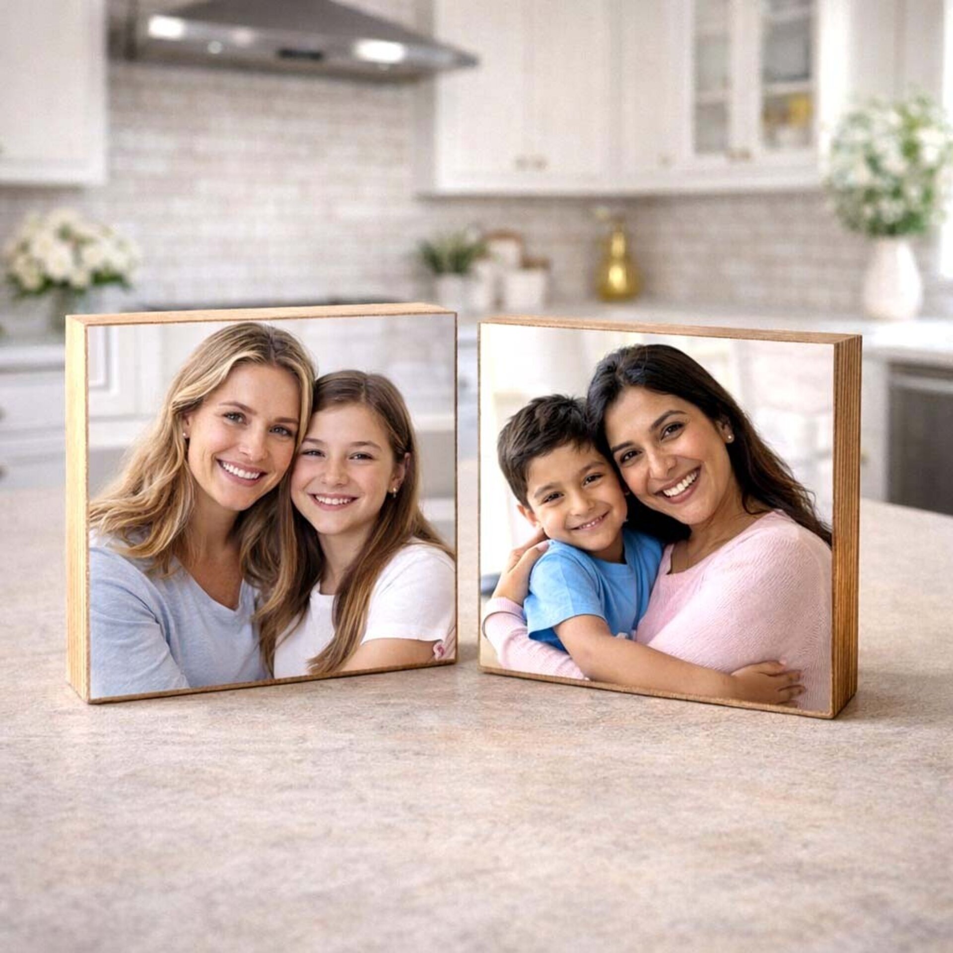 Taco de madera personalizado - 1